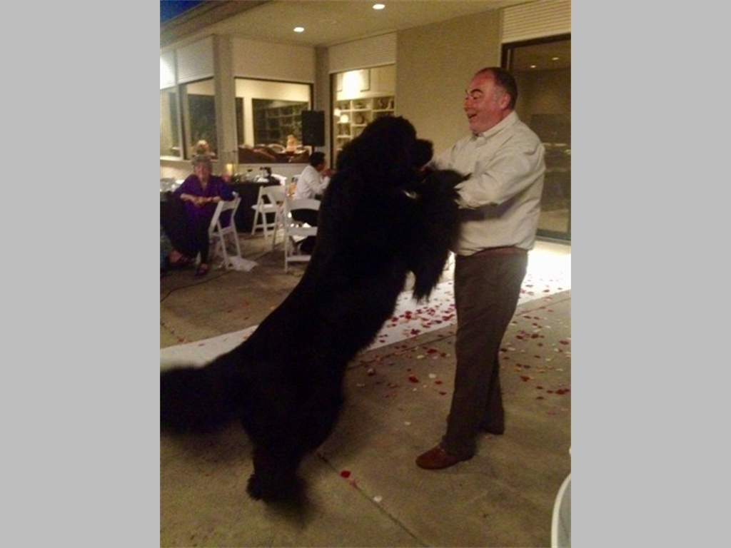 My friend Bill at home above Palm Desert. He loves dancing!